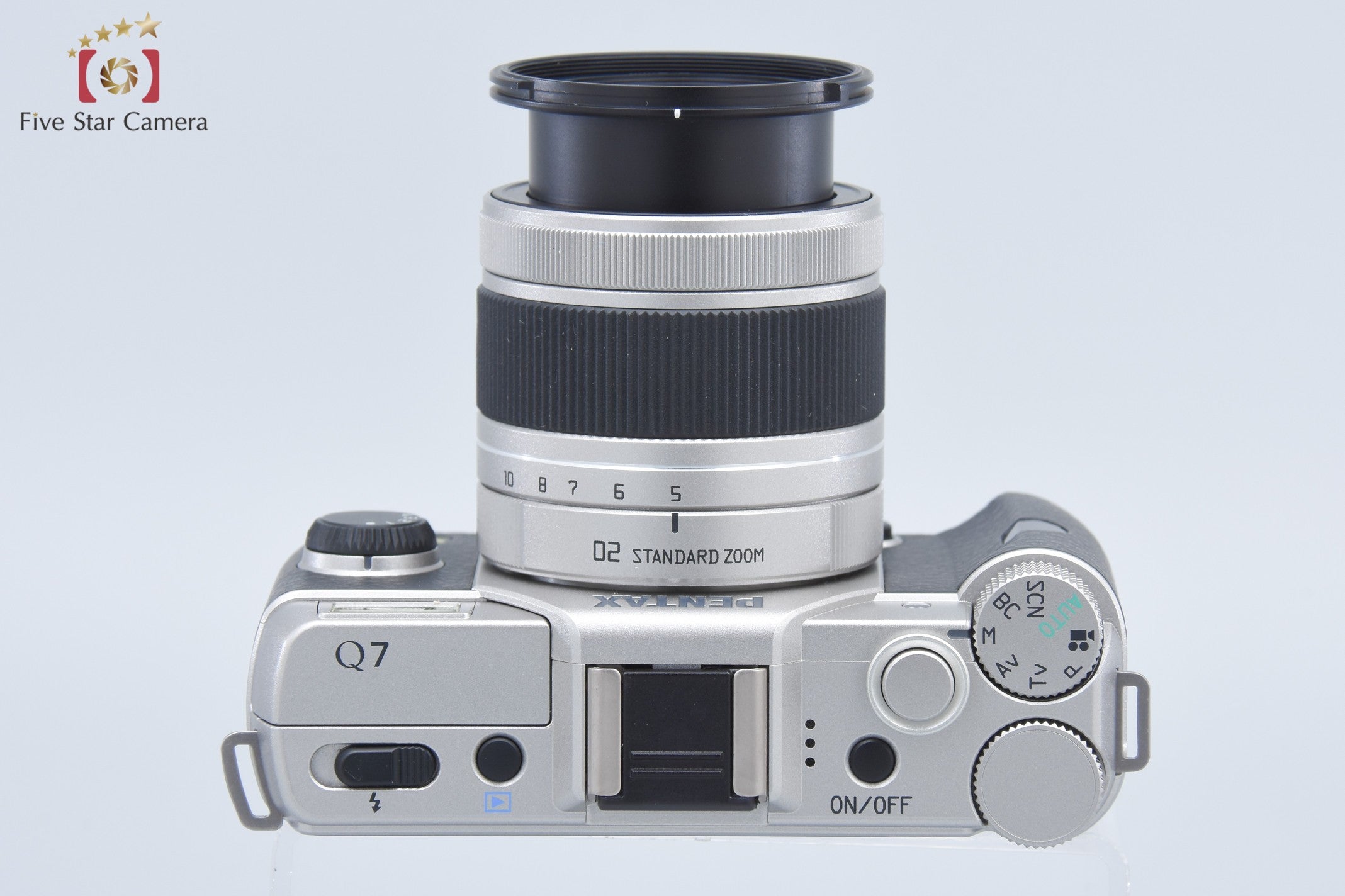 "Shutter count 179" PENTAX Q7 Silver 12.4 MP Digital Camera 5-15 Lens