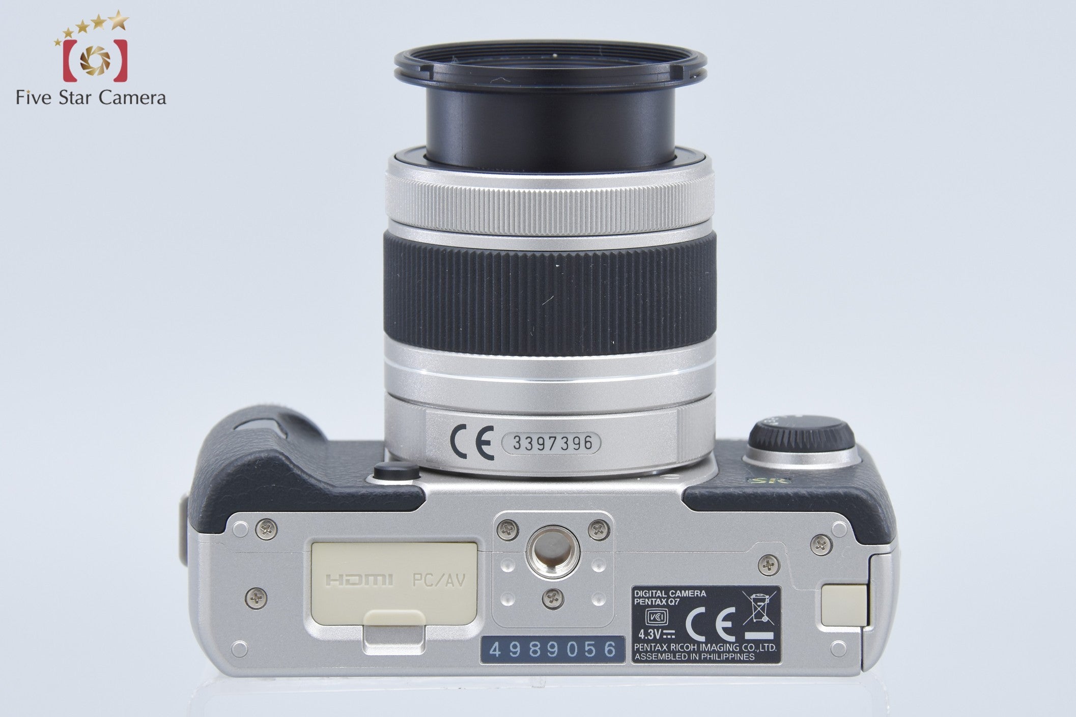 "Shutter count 179" PENTAX Q7 Silver 12.4 MP Digital Camera 5-15 Lens