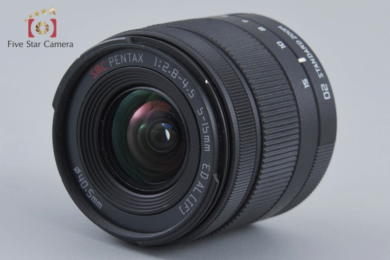 Pentax SMC 5-15mm f/2.8-4.5 ED AL IF 02 STANDARD ZOOM Q Mount Black [Near Mint]