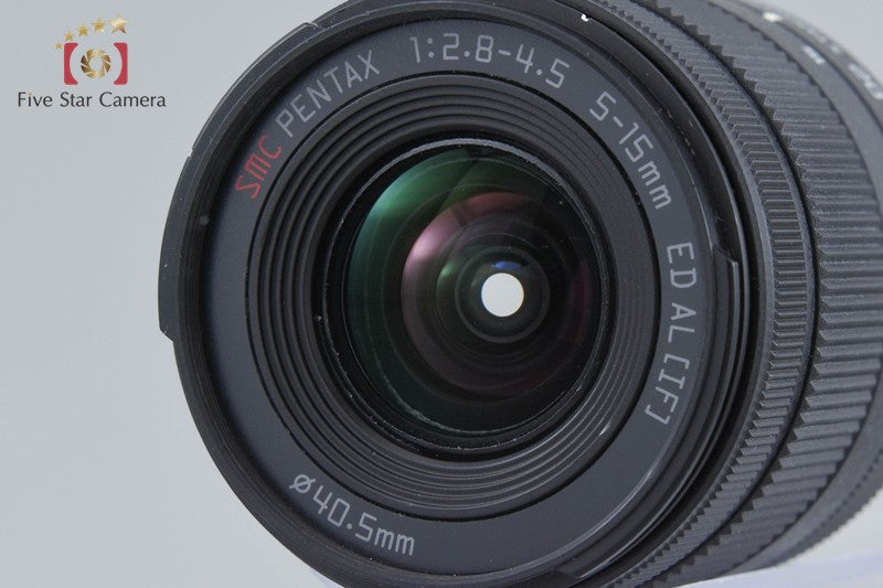 Pentax SMC 5-15mm f/2.8-4.5 ED AL IF 02 STANDARD ZOOM Q Mount Black [Near Mint]