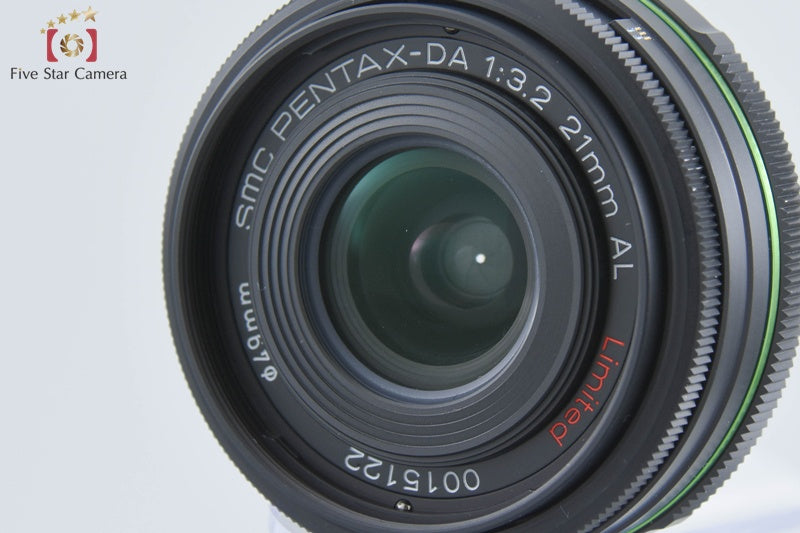 PENTAX SMC DA 21mm f/3.2 AL Limited Black [Near Mint]