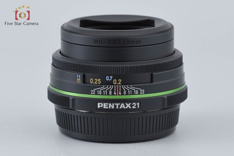 PENTAX SMC DA 21mm f/3.2 AL Limited Black [Near Mint]