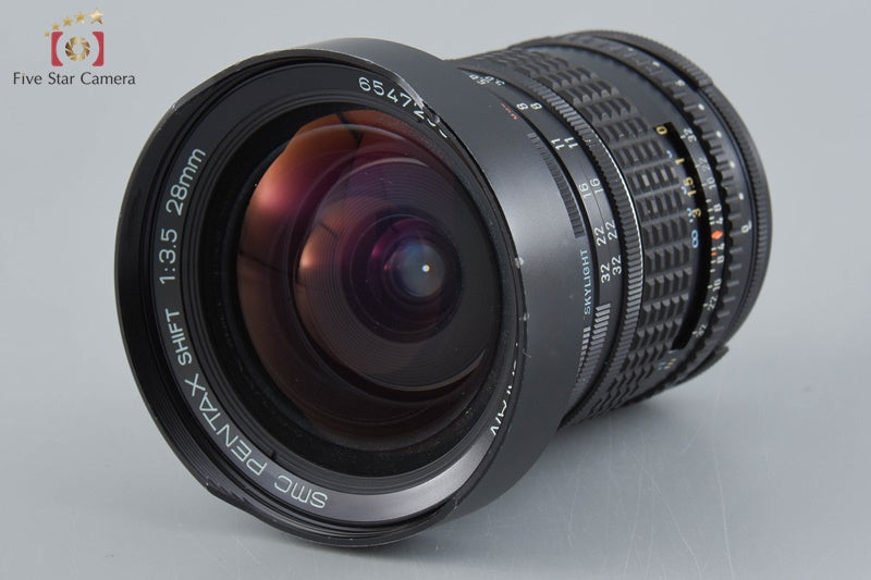 Very Good!! Pentax SMC SHIFT 28mm f/3.5 K-Mount Lens