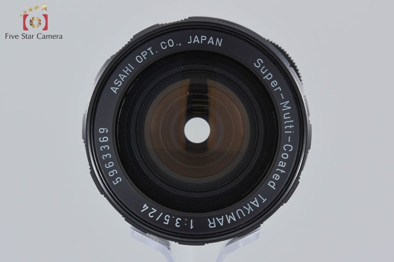 PENTAX SMC TAKUMAR 24mm f/3.5 M42 Mount Lens 2025.09 Overhauled!! [Near Mint]