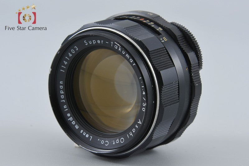 PENTAX Super-Takumar 50mm f/1.4 Early Model 8 Elements M42 Mount