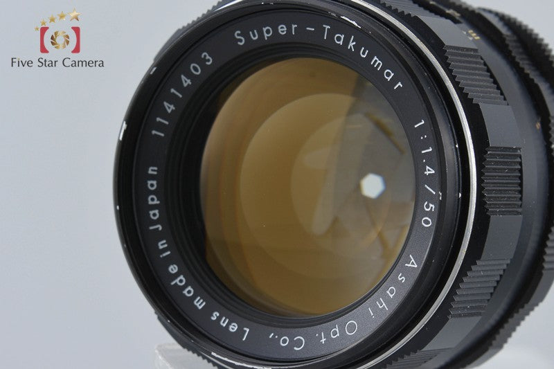 PENTAX Super-Takumar 50mm f/1.4 Early Model 8 Elements M42 Mount