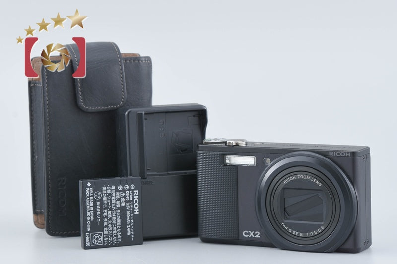 "Shutter count 479" Ricoh CX2 Black 9.3 MP Digital Camera