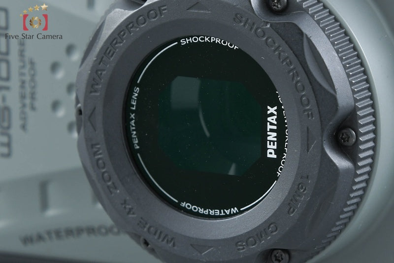 Ricoh PENTAX WG-1000 Olive 16.3 MP Waterproof Action Camera w/ Box