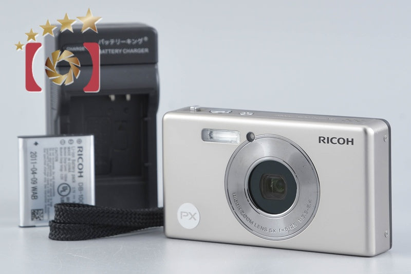 Ricoh PX Champagne Silver 16.0 MP Waterproof Digital Camera [Very Good]