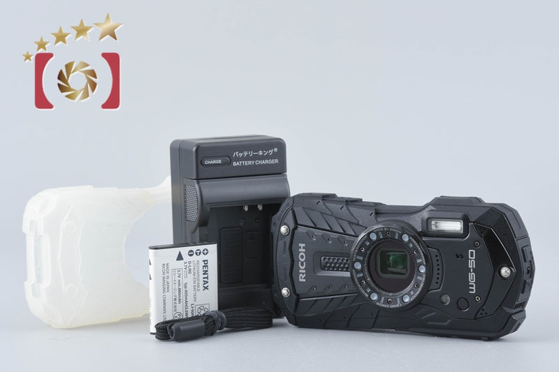 "Shutter count 3,500" Ricoh Pentax WG-50 Black 16.0 MP Waterproof Action Camera