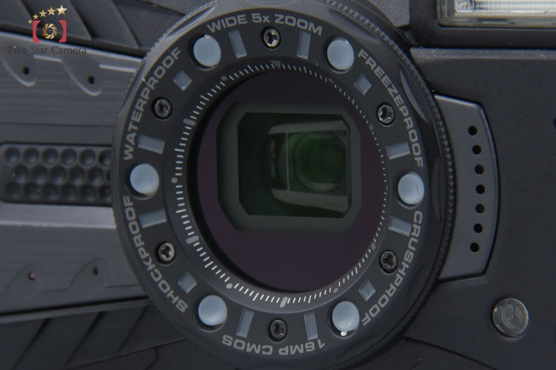 "Shutter count 338" Ricoh WG-60 Black 16.0 MP Waterproof Action Camera w/ Box