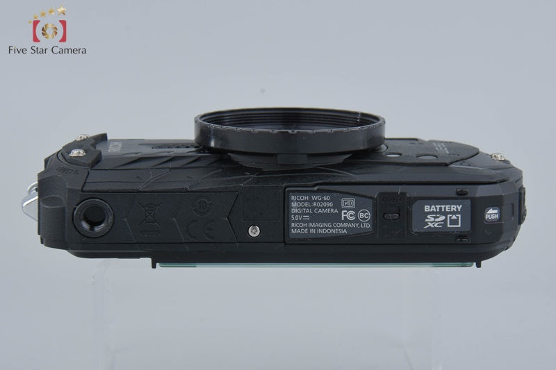 "Shutter count 338" Ricoh WG-60 Black 16.0 MP Waterproof Action Camera w/ Box