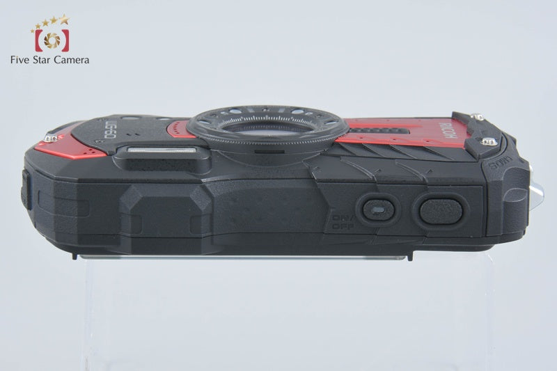 "Count 387" Ricoh PENTAX WG-60 Red 16.0 MP Waterproof Action Camera [Excellent]