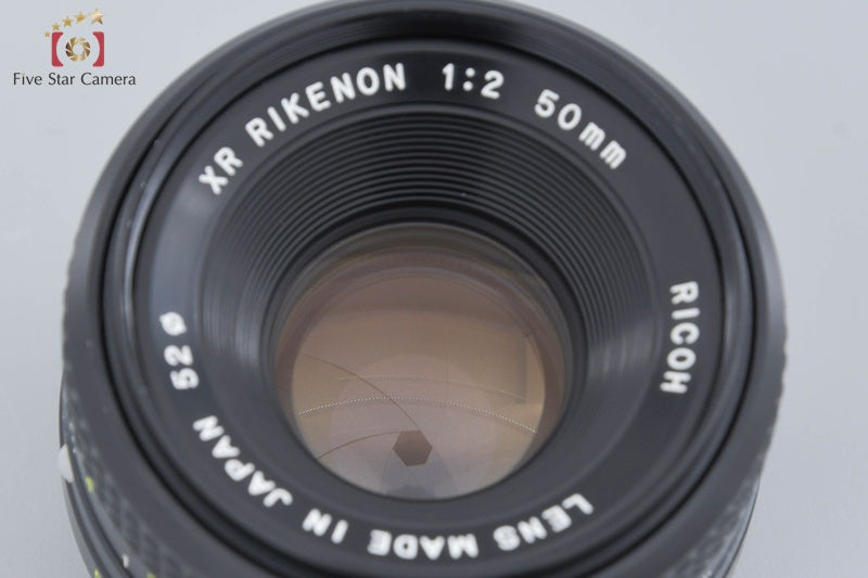 Ricoh XR RIKENON 50mm f/2 PENTAX K Mount Lens [Very Good]