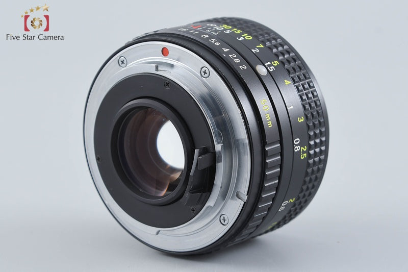 Ricoh XR RIKENON 50mm f/2 PENTAX K Mount Lens [Very Good]