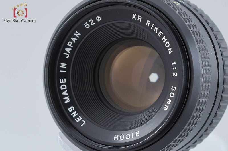 Ricoh XR RIKENON 50mm f/2 PENTAX K Mount Lens [Very Good]