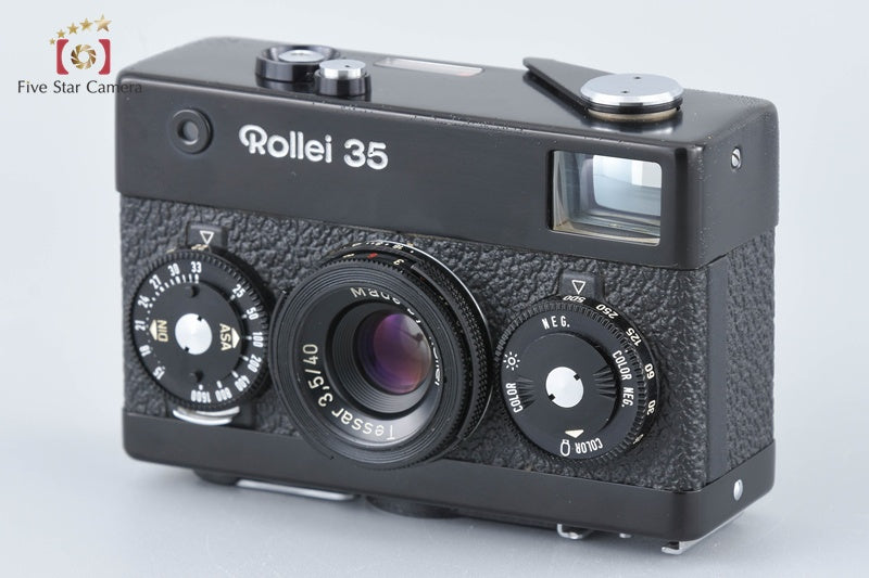 Rollei 35 Black 35mm Point & Shoot Film Camera 2025.10 Overhauled!!