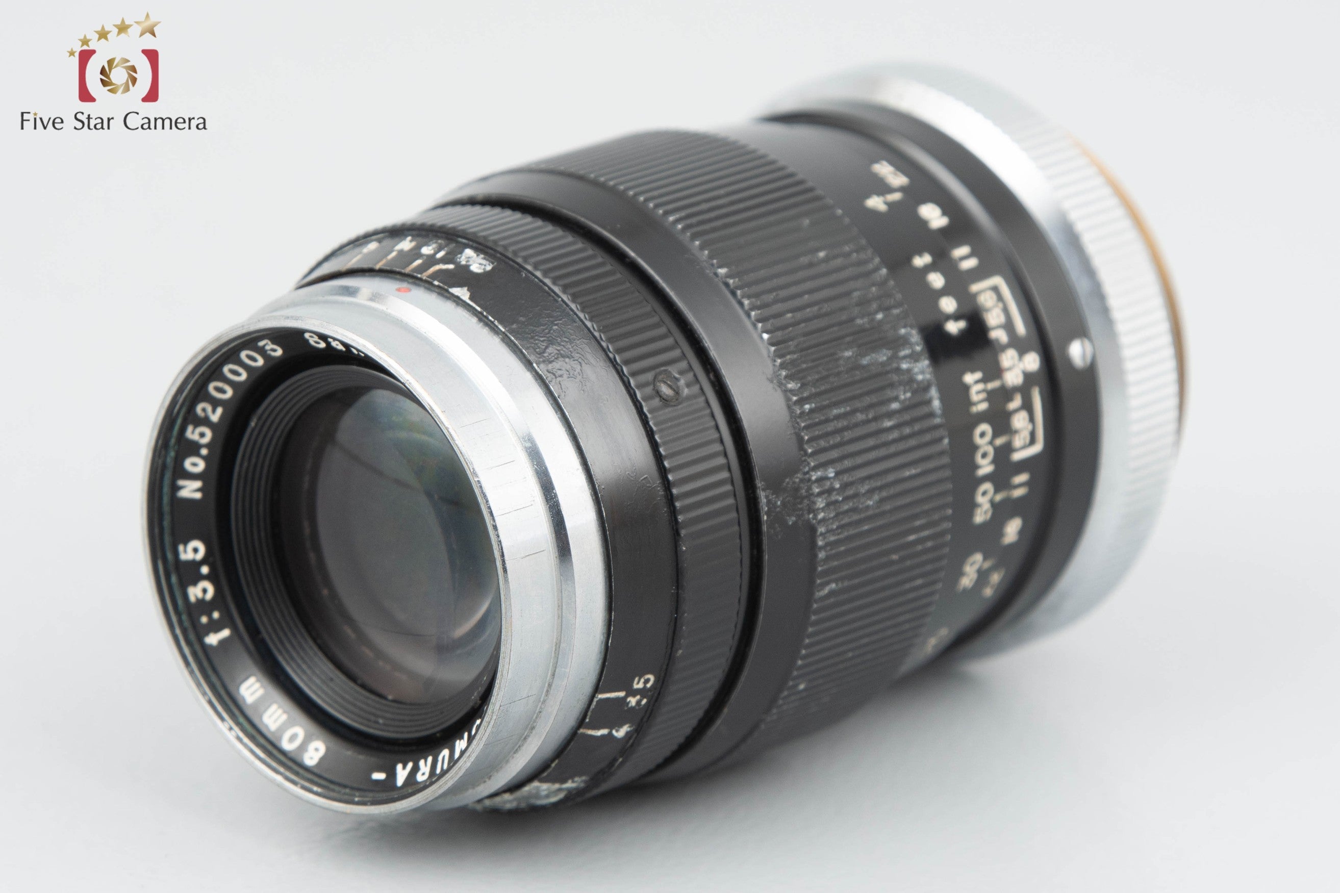 "As-Is" SANKYO KOHKI KOMURA 80mm f/3.5 L39 LTM Leica Thread Mount Lens