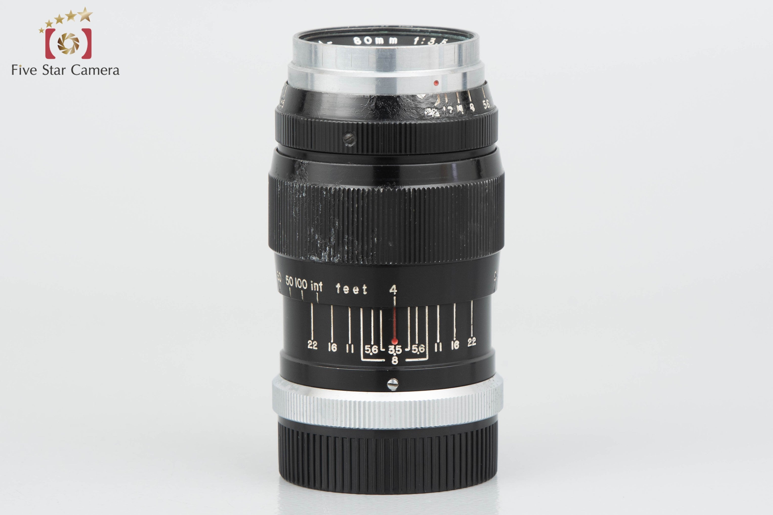 "As-Is" SANKYO KOHKI KOMURA 80mm f/3.5 L39 LTM Leica Thread Mount Lens