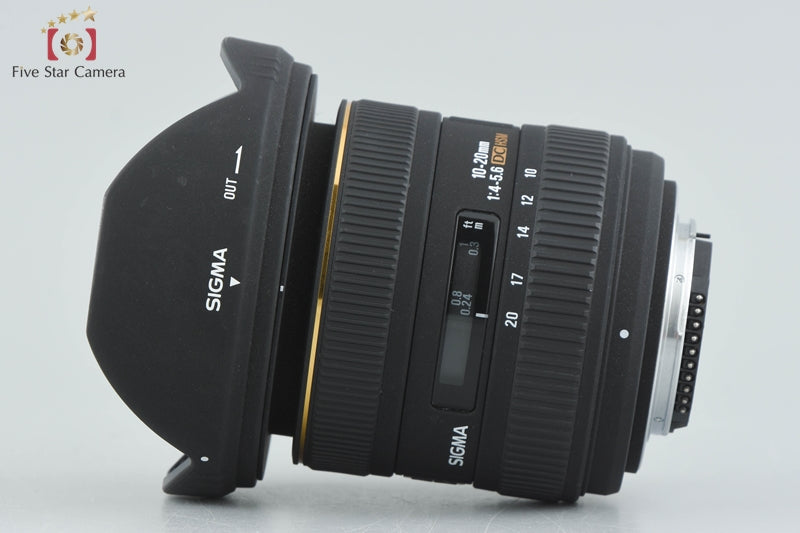 Excellent!! SIGMA 10-20mm f/4-5.6 EX DC HSM for Nikon