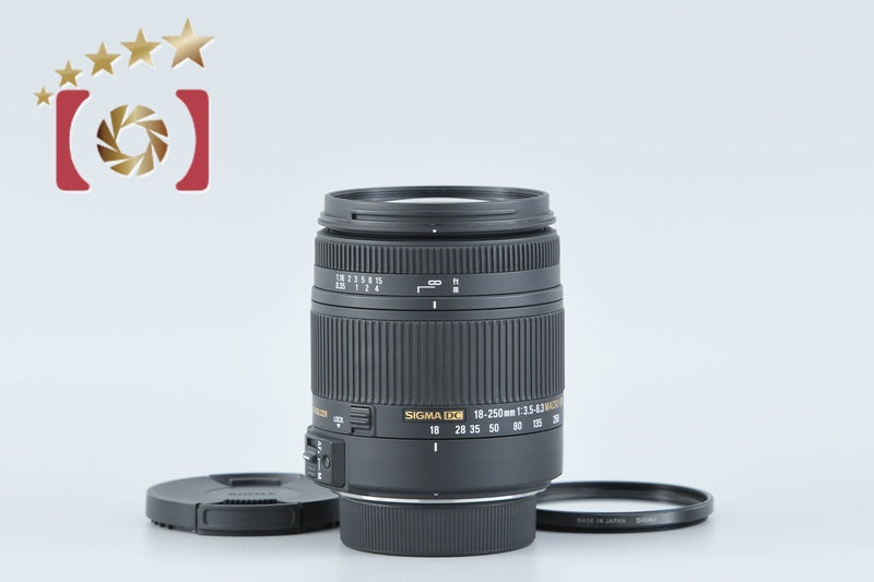 SIGMA 18-250mm f/3.5-6.3 DC MACRO OS HSM for Nikon [Very Good]