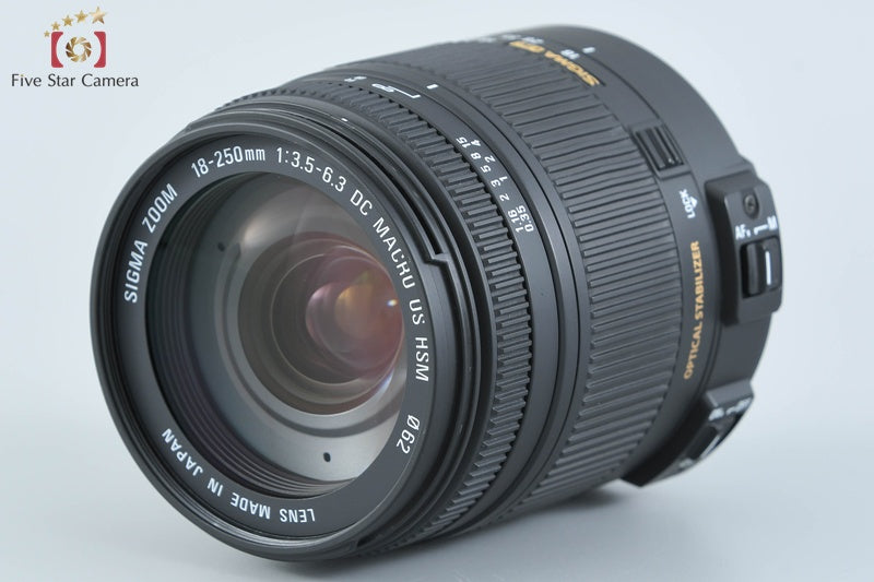SIGMA 18-250mm f/3.5-6.3 DC MACRO OS HSM for Nikon [Very Good]