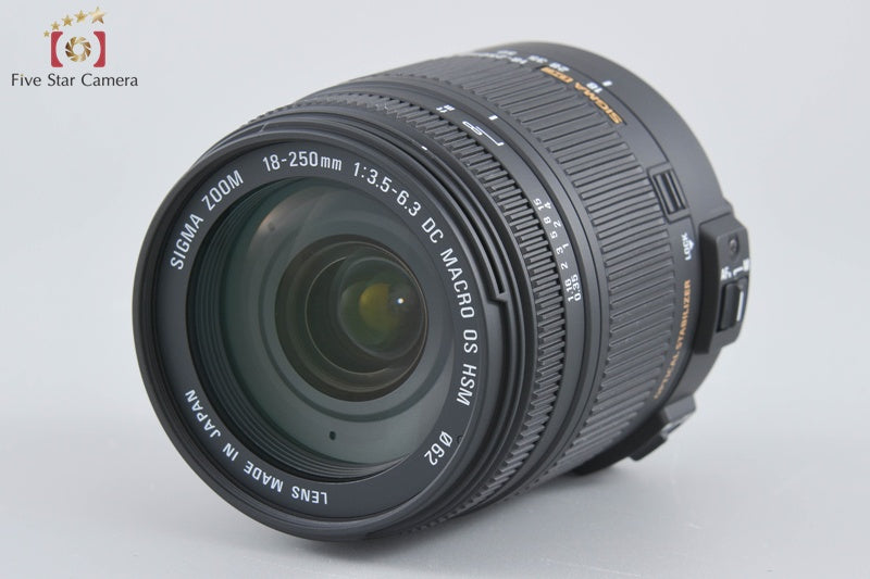 SIGMA 18-250mm f/3.5-6.3 DC MACRO OS HSM for Nikon w/ Box [Near Mint]