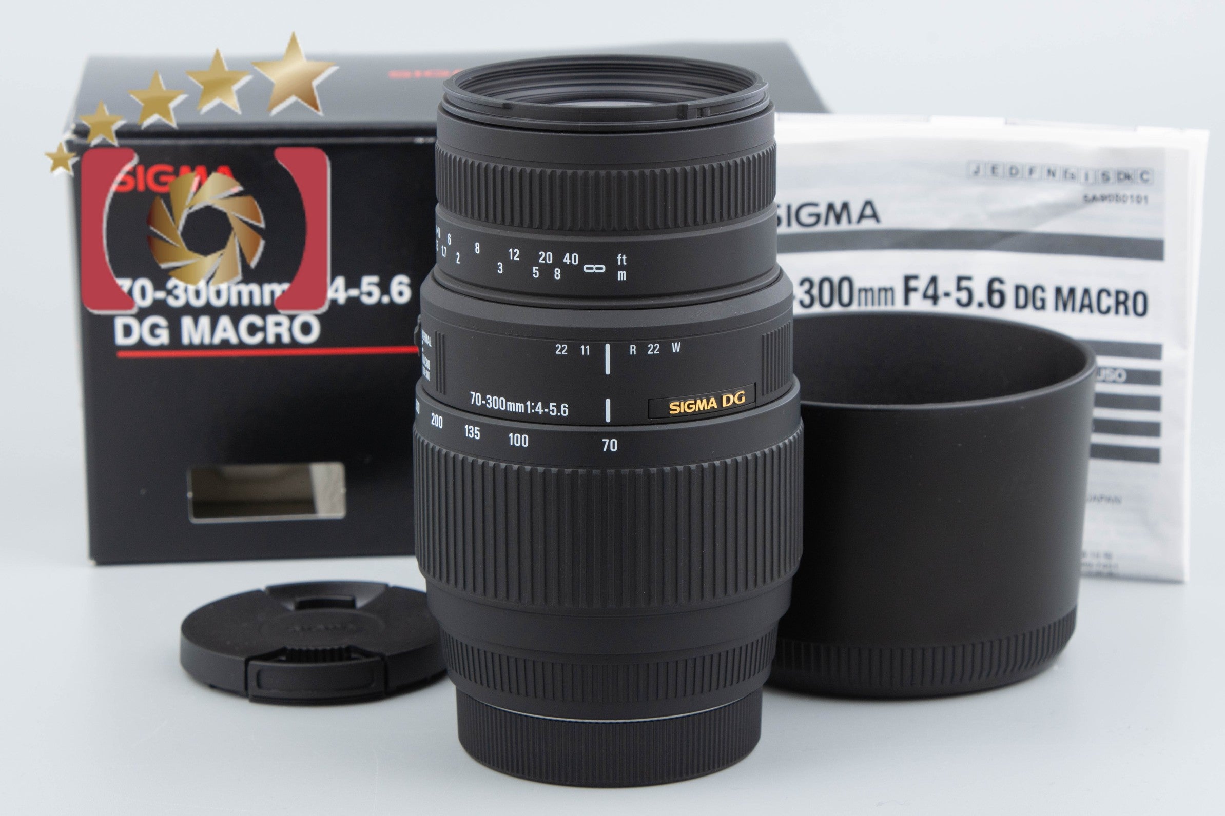 Sigma 70-300mm f/4-5.6 DG MACRO for Sony / Minolta A Mount Lens w/ Box