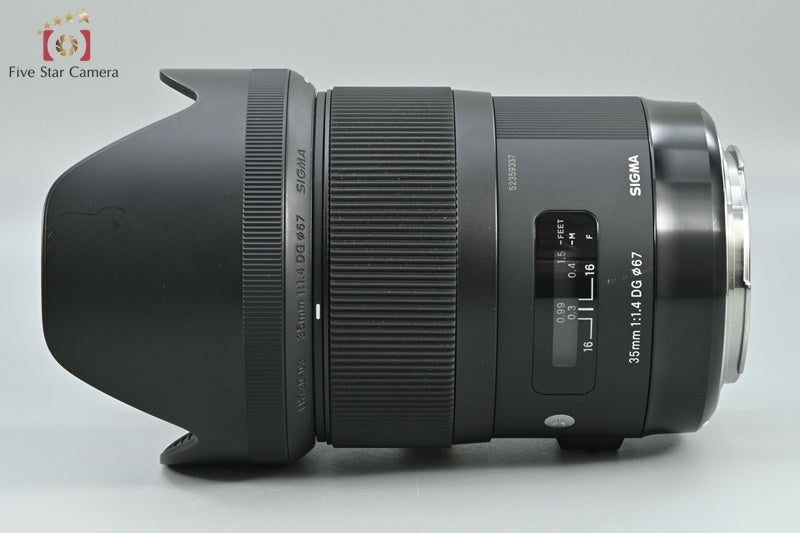 Sigma Art 35mm f/1.4 DG HSM for Canon [Near Mint]
