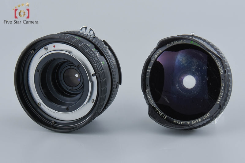 SIGMA FISHEYE 16mm f/2.8 Filtermatic MULTI-COATED for Nikon