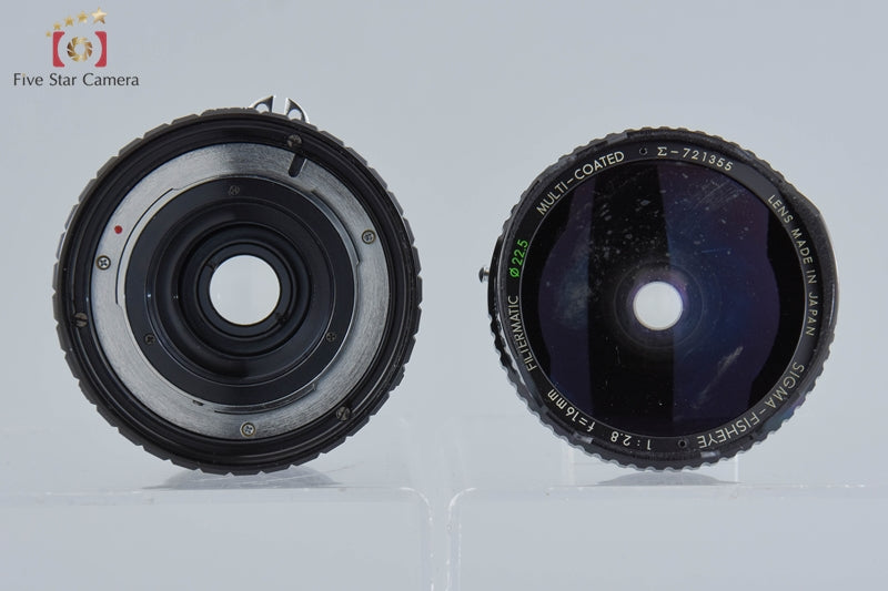 SIGMA FISHEYE 16mm f/2.8 Filtermatic MULTI-COATED for Nikon