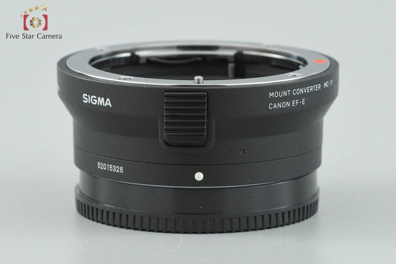 Sigma Mount Converter MC-11 for Canon EF-Mount Lens to Sony E Mount [Excellent]