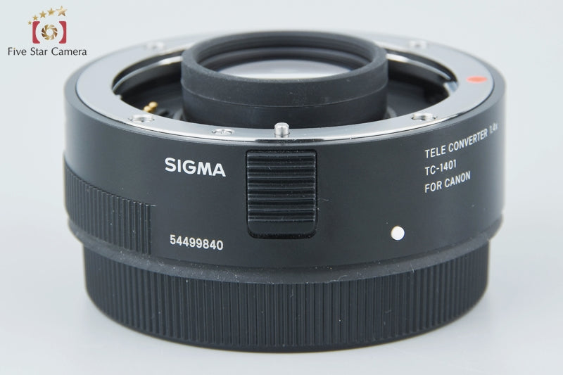 Near Mint!! Sigma TC-1401 Teleconverter 1.4x for Canon