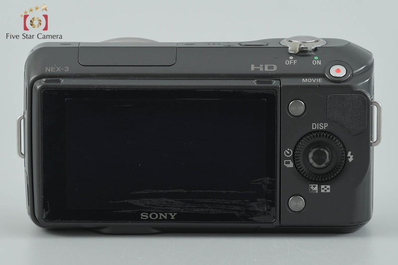 Sony α NEX-3 Black Mirrorless Camera (Japanese Language Only)