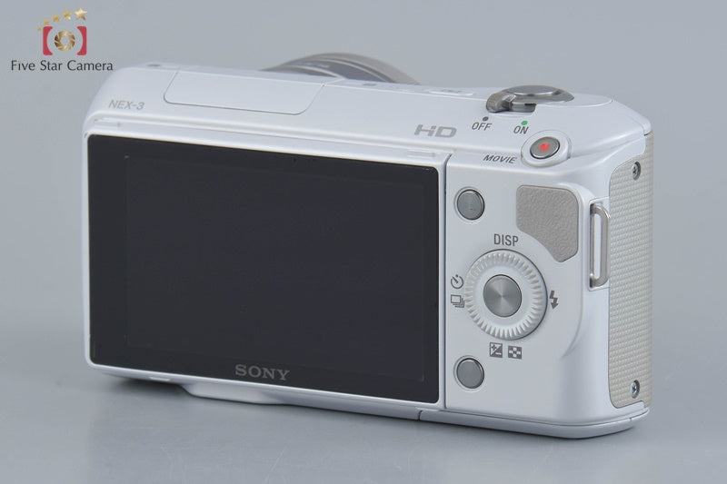 Sony α NEX-3 Double Lens Kit White (Japanese Language Only)