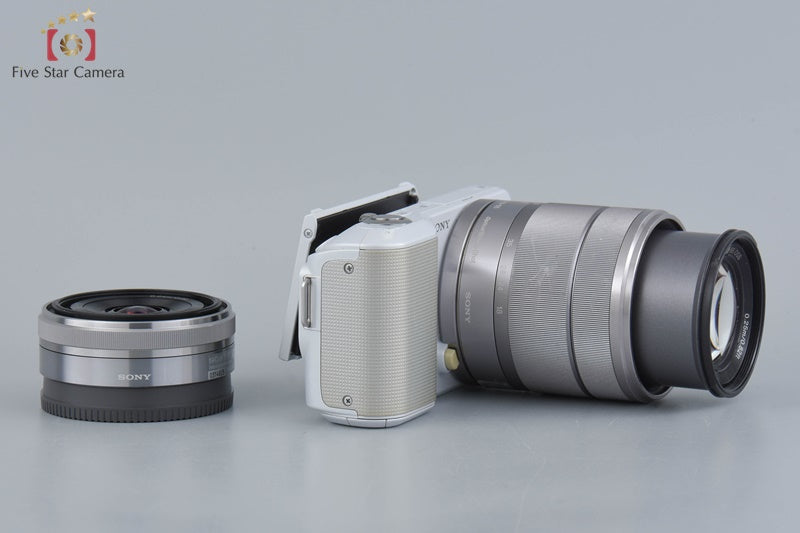 Sony α NEX-3 Double Lens Kit White (Japanese Language Only)