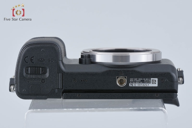 Sony α NEX-6 Black Mirrorless Camera (Japanese Language Only)