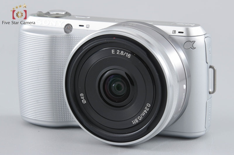 Sony α NEX-C3 Double Lens Kit Silver (Japanese Language Only)