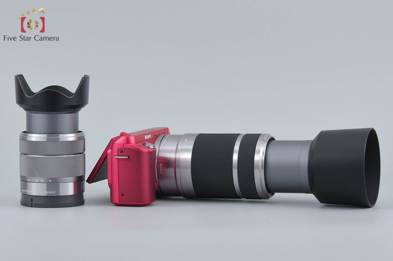 Sony α NEX-F3 Double Zoom Lens Kit Pink (Japanese Language Only)