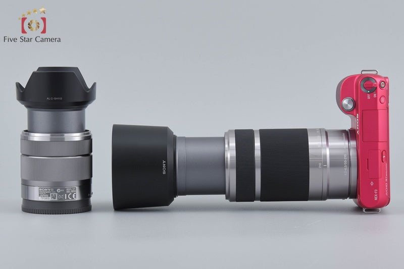 Sony α NEX-F3 Double Zoom Lens Kit Pink (Japanese Language Only)