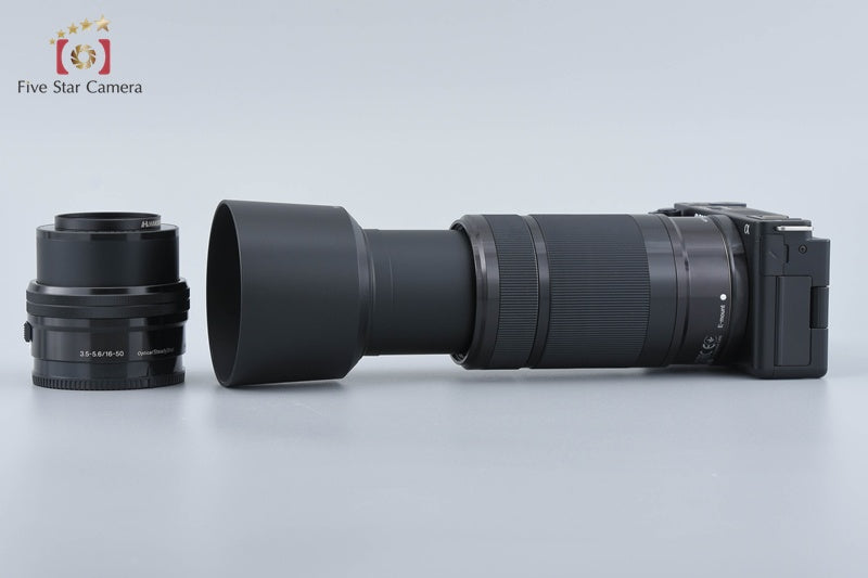 SONY α VLOGCAM ZV-E10Y Double Zoom Lens Kit Black (Japanese Language Only)