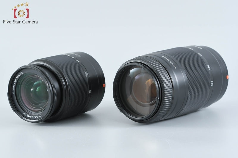 Sony α100 DSLR-A100W Double Zoom Lens Kit Black (Japanese Language Only)