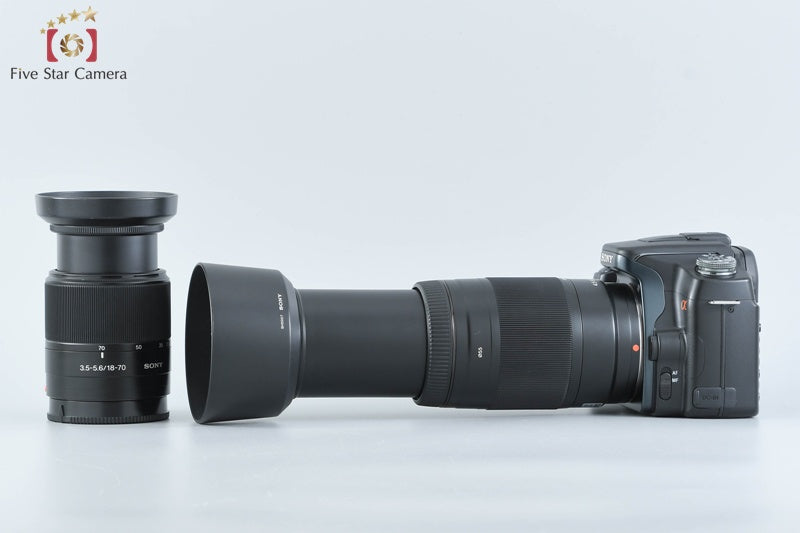 Sony α100 DSLR-A100W Double Zoom Lens Kit Black (Japanese Language Only)