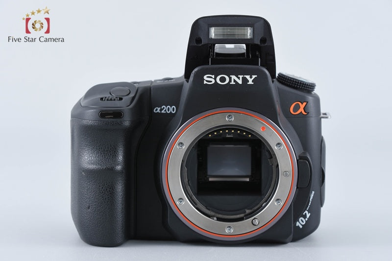 Sony α200 DSLR-A200 Black Digital SLR Camera (Japanese Language Only)