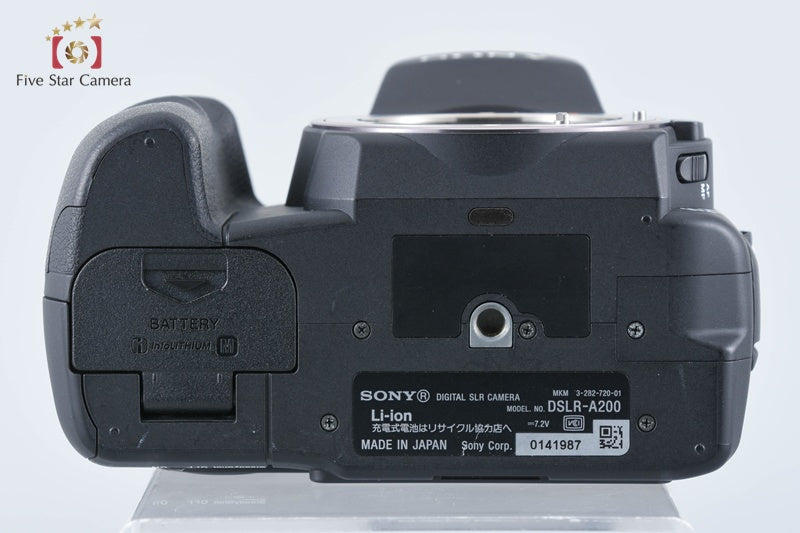 Sony α200 DSLR-A200 Black Digital SLR Camera (Japanese Language Only)