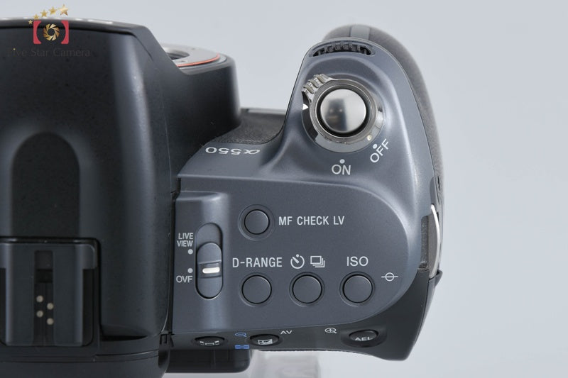 SONY α550 DSLR-A550 Digital SLR Camera (Japanese Language Only)