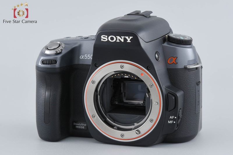 SONY α550 DSLR-A550 Digital SLR Camera (Japanese Language Only)