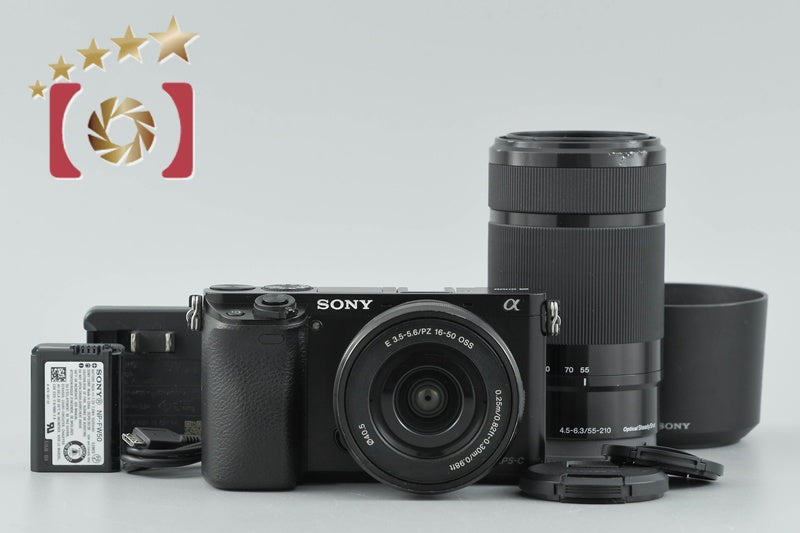 Sony α6000 ILCE-6000 Double Zoom Lens Kit Black (Japanese Language Only)