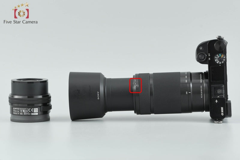 Sony α6000 ILCE-6000 Double Zoom Lens Kit Black (Japanese Language Only)