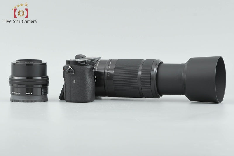 Sony Alpha α6000 ILCE-6000 Black 24.3 MP 16-50 55-210 (Japanese Language Only)